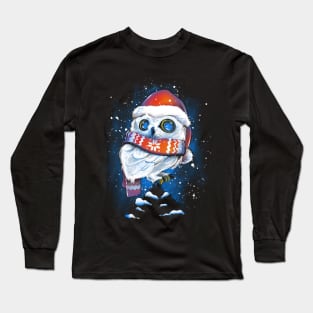 Christmas Owl Long Sleeve T-Shirt